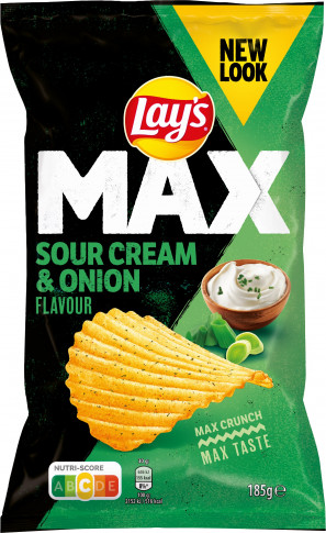 Lay's MAX Sour Cream & Onion 185g